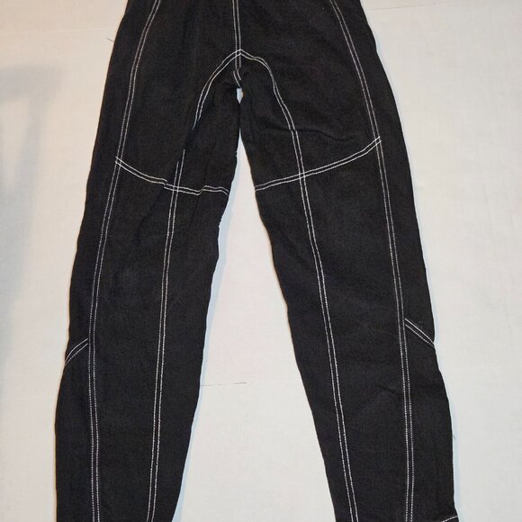 BDG Urban Outfitters Black Zippered Moto Jeans Size 24 - Picture 4 of 7